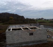 Pr&eacute;paration dalle b&eacute;ton interm&eacute;diaire