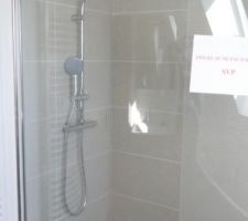 Douche &agrave; l'italienne