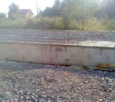 D&eacute;coffrage de l'arase