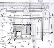 Implantation de notre maison sur le terrain