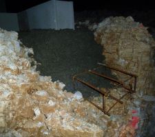 Ossature m&eacute;tallique pour les fondations