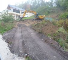 Pelle jcb 25 tonnes et acc&egrave;s chantier