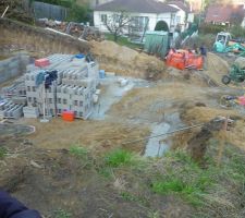 L'&eacute;l&eacute;vation du sous sol va bon train