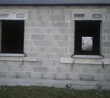 Seuil des fenêtres - chambres 2 et 3