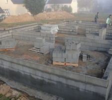 Vide sanitaire : salon-salle à manger, cuisine