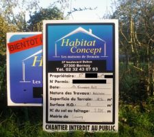 Affichage du permis de construire