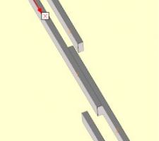 Transformation d'un solivage en plancher cr&eacute;ation de la poutre structurelle; elle est un peu bizarre elle est form&eacute; de plus petite poutre mais &eacute;vite de casser les murs