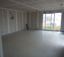 Bandes placo en cours