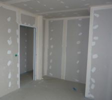 Bandes placo en cours
