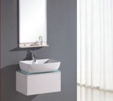 Meuble simple vasque pour salle d'eau