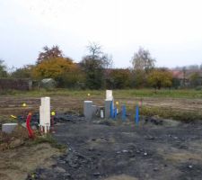 Parcelle sans aucun tas de terre ou sable