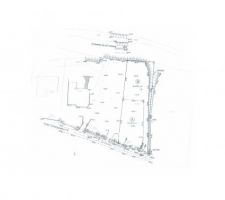 Plan de g&eacute;om&egrave;tre du terrain.