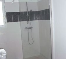 Paroi de douche posée