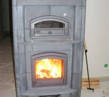 1er feu avec poele de masse... Fabuleux !