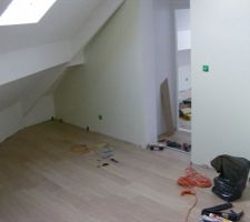 Parquets des chambres... Facile avec Quick step !
