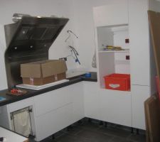 Cuisine en cours de montage