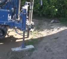 Puits de rejet foré pour évacuation des eaux pluviales et pour pompe a chaleur