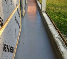 Etanch&eacute;it&eacute; de la coursive (r&eacute;sine)