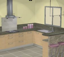 Notre projet cuisine en 3D !!
