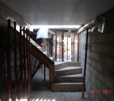 Escalier béton