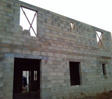 Fa&ccedil;ade Arriere: Linteau install&eacute;