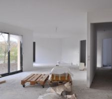 Enduits et peintures en cours