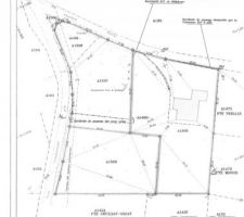 Plan du terrain - il s'agit des parcelles A1507, A1508 et A1509