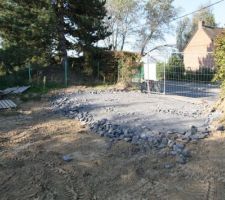 28/09/2011 - Réalisation de l'accès Chantier