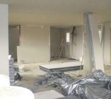 18122008 isolation des murs en-cours - cuisine AR cuisine