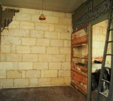 Dépose des revêtements de mur (pièce 2)