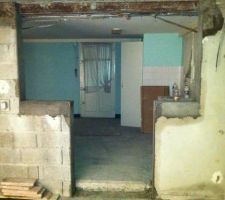 Ouverture de la futur cuisine