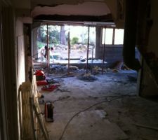 Ouverture baie vitrée suite