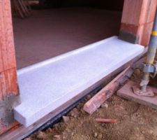 Seuil de porte-fen&ecirc;tre