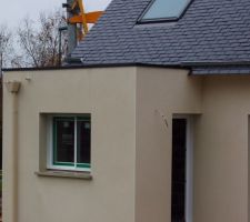 Vue acrotère toit plat