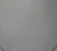 Carrelage non retenu... trop salissant et plus cher !