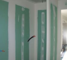 Futur douche dans la salle dédiée au futur spa