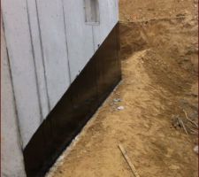 Application du goudron