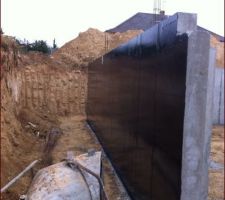 Application du goudron