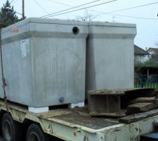 Détail sur les 2 cuves(5M cube) en béton.
Terrassement   2 cuves en beton   pompe de relevage...
près de 12.000? qu'en pensez vous?
Travaux réaliser par Green TP.