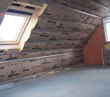 Isolation de l'&eacute;tage pos&eacute;