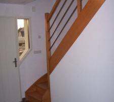 Escalier pos&eacute;