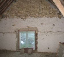 Future chambre parentale côté pignon nord