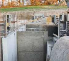 La jonction entre le garage et la cave est enfin réalisée