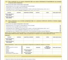 Demande de permis de construire
