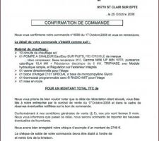 Commande Pompe à chaleur....!!!