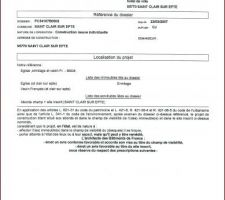 Obtention du modificatif au permis de construire