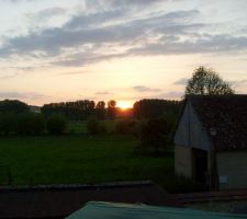 Soleil au crépuscule....