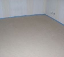 La chape enfin coulée...