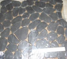 Galets pour la douche...