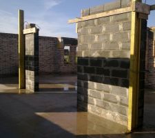 S&eacute;paration du hall d'entr&eacute;e et de la cuisine